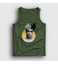 Presmono Unisex Sarı Sun XXXTentacion Atlet 48896tt (Haki)