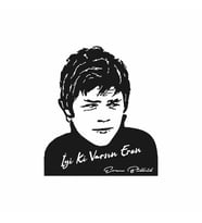 İyi Ki Varsın Eren Araba Sticker siyah 17x19 CM (Siyah)
