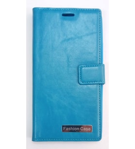 General Mobile Gm5 Plus Lüks Kapaklı Magnum Kılıf (Mavi)