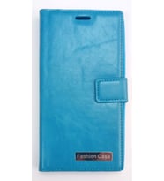 General Mobile Gm5 Plus Lüks Kapaklı Magnum Kılıf (Mavi)
