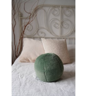 Peluş Top Yastık (Yeşil)