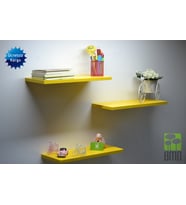 DUVAR RAF SETİ (50CM ÜÇLÜ ) (Sarı)