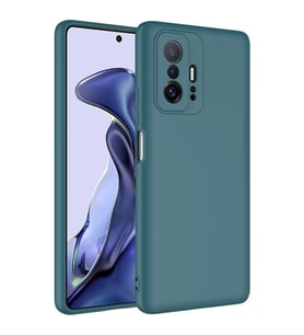 Xiaomi Mi 11T Pro 5G Kılıf Mara Lansman İç Yüzeyi Kadife Kılıf (Lacivert)