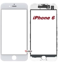 iPhone 6 Dokunmatik Çıtalı Okalı Ön Cam Touch Lens Orjinal Kalite (Beyaz)