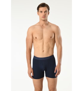 5'Lİ LİKRALI ERKEK BOXER (Lacivert)