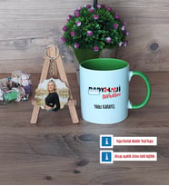 Radyoloji Teknikeri Kupa Bardak Beyaz ve Fotoğraflı Ahşap Anahtarlık Hediye (Model 14)