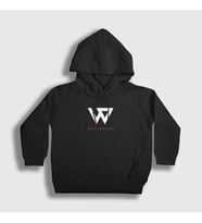 Presmono Unisex Çocuk Beyaz Logo Russell Westbrook Kapüşonlu Sweatshirt 368847tt (Siyah)