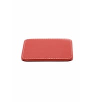 Bardak Altlığı Masaüstü Kare Cup Coaster Rainbow Vegan 11x11 cm (Kırmızı)