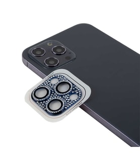 Apple iPhone 13 Pro Max CL-08 Kamera Lens Koruyucu (Mavi)