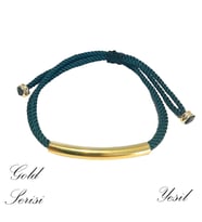 Handcraftedbyoz, Kadın, Gold Kordon Bileklikler (Yeşil)