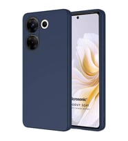 Microsonic TECNO Camon 20 Pro 5G Kılıf Groovy Soft Siyah (Lacivert)