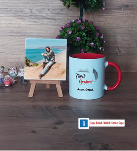 Tarih Öğretmeni Fotoğraflı Dekoratif Taş, Kupa Bardak Beyaz Hediye (Model 2)