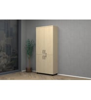 Vena Tam Kapak Ofis Dosya Dolabı 80x35x185cm (Akçaağaç Rengi )