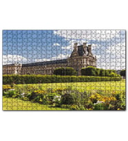 Cakapuzzle Paris Louivre Sarayı ve Yeşillikler  Puzzle Yapboz MDF (Ahşap) (255 Parça)