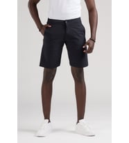 Beli Yarım Lastikli Paraşüt Kumaş Likralı Astarsız Cepli Slimfit Şort (Lacivert)