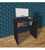 Raflı Çalışma Masası Alt Raflı Bilgisayar Masası 75cm TLPM03S (Antrasit)