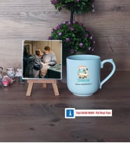 Cerraha Hediye Fotoğraflı Dekoratif Taş, Kupa Bardak Beyaz Hediye (Model 5)