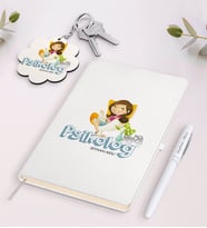 BK Gift Kişiye Özel Psikolog Siyah Defter Kalem Ve Anahtarlık Hediye Seti-2 (Model 2)