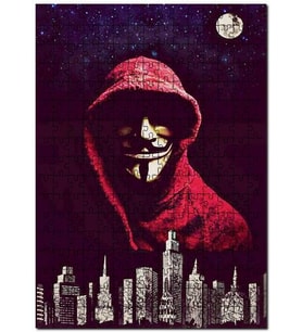 Cakapuzzle La Casa De Papel Karakteri Dolunay ve Gece Puzzle Yapboz MDF (Ahşap) (255 Parça)