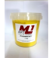 M1 ART Toz Pigment Boya 1.kg -epoksi Reçine-poliüretan Reçine-polyester Reçine Boyası (Sarı)