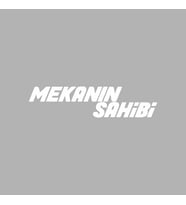 Mekanın Sahibi Araba Sticker siyah 16x4 CM (Beyaz)
