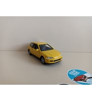 Honda Civic Eg6 Metal Model Oyuncak Araba 12 Cm ( ÖZEL PLAKALI ) (Sarı)