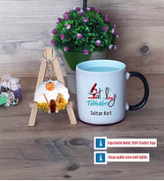 Patoloji Teknikeri Kupa Bardak Beyaz ve Fotoğraflı Ahşap Anahtarlık Hediye (Model 9)