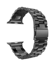 Microsonic Apple Watch Series 4 44mm Metal Stainless Steel Kordon (Siyah)