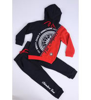 Nexactive Kız Erkek Çocuk Alt Üst 2'li Spor Eşofman Takım 50040-50067 (Lacivert)