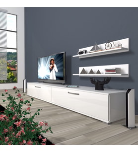 Decoraktiv Eko 4 Slm Std Tv Ünitesi Tv Sehpası (Beyaz)