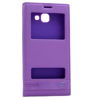 Galaxy A8 2016 Kılıf Elite Kapaklı Kılıf (Mor)