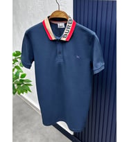 Burberry POLO Yaka  T-shirt (Lacivert)