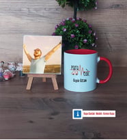 Paramedik Fotoğraflı Dekoratif Taş, Kupa Bardak Beyaz Hediye (Model 2)