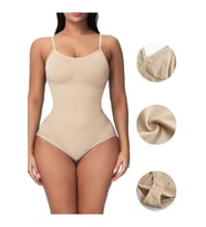 Mistirik Çıtçıtlı Korse Örme Kumaş Yapılı Toparlayıcı Çıtçıtlı Korse Çıtçıtlı Body Sıkılaştırıcı Toparlayıcı Askılı Kısa Korse (Ten)