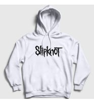 Presmono Unisex Gri Slipknot Kapüşonlu Sweatshirt 113387tt (Beyaz)
