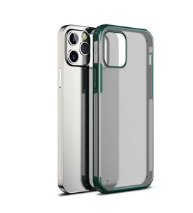 Uyumlu Model Apple iPhone 12 Pro Kılıf Mat Volks Case (Koyu Yeşil)