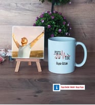 Paramedik Fotoğraflı Dekoratif Taş, Kupa Bardak Beyaz Hediye (Model 1)