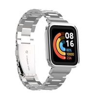 Mi Watch Lite Kordon Kasalı Metal Kordon (Gümüş)