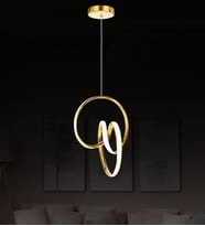 Grade Ledli Sarkıt Avize (Gold)