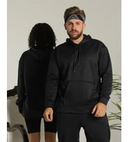 Sevgili Kombini Çift Oversize Sweat (Siyah)