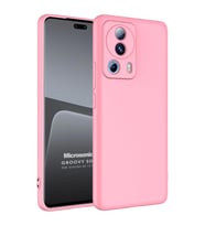 Microsonic Xiaomi Mi 13 Lite Kılıf Groovy Soft Koyu Yeşil (Pembe)