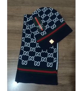 GUCCİ ATKI VE BERE TAKIMI (Lacivert)