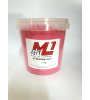 M1 ART Toz Pigment Boya 1.kg -epoksi Reçine-poliüretan Reçine-polyester Reçine Boyası (Pembe)