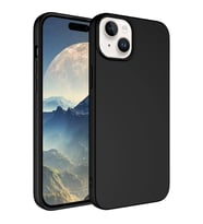 Vendas iPhone 15 Uyumlu Lansman Serisi Içi Kadife Ipek Dokulu Lansman Kılıf (Siyah)