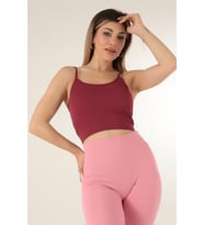 Gigotto Seamless Fitilli Toparlayıcı Büstiyer (Bordo)