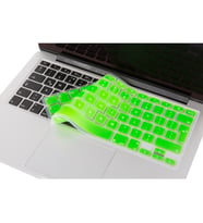Laptop MacBook Air Pro Klavye Koruyucu 13-15-17inc Avrupa İngilizce Baskı A1466 (Yeşil)