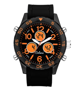 Colori saat Colori 5-cld055 Model : Digital Sports Collection (Siyah - Turuncu)