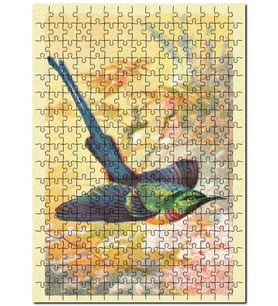Cakapuzzle Sarı Göğüslü Güneş Kuşu Puzzle Yapboz MDF (Ahşap) (1000 Parça)