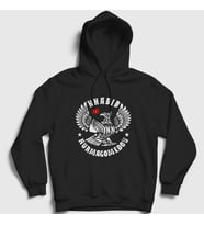 Presmono Unisex Gri Eagle V3 Ufc Khabib Nurmagomedov Kapüşonlu Sweatshirt 314417tt (Siyah)