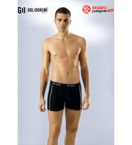 Gd Goldoremi Premium Erkek Pamuklu Esnek Terletmez Rahat Kalıp Şeritli Boxer